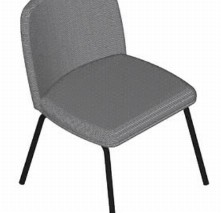 CADEIRA DUNAS BASE METAL