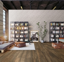 PORCELANATO DRAPEADO BETON ACETINADO - 58x58