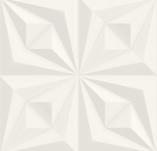 PORCELANATO DRAPEADO BRANCO ACETINADO - 58x58